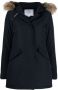Woolrich Gewatteerde Jas met Afneembare Bont Capuchon Black Dames - Thumbnail 1