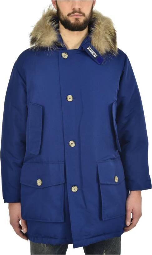 Woolrich Winter Jackets Blauw Heren