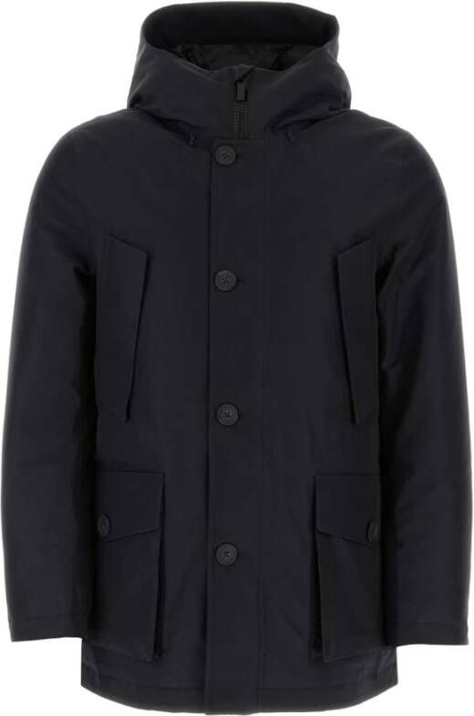 Woolrich Winter Parka Blijf warm en stijlvol Zwart Heren