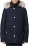 Woolrich Blauwe Jassen met Water- en Windbestendigheid Blauw Heren - Thumbnail 1