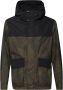 Woolrich Heren Zwart Groen Polyester Jas Green Heren - Thumbnail 1