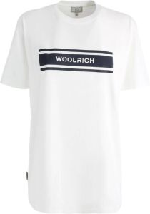 Woolrich Wit T-shirt Wit Dames