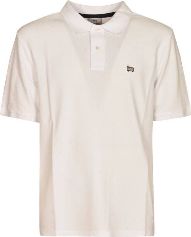 Woolrich Witte Heren T-shirts en Polos Collectie White Heren