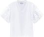 Woolrich Witte T-shirt Klassieke Stijl White Dames - Thumbnail 1