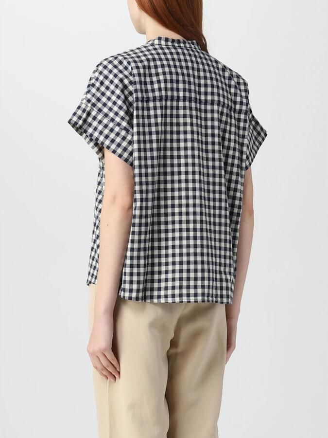 Woolrich Appalachian Train Check Blouse Blauw Dames - Foto 2