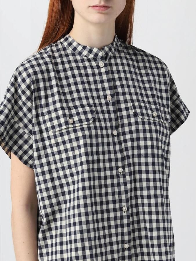 Woolrich Appalachian Train Check Blouse Blauw Dames