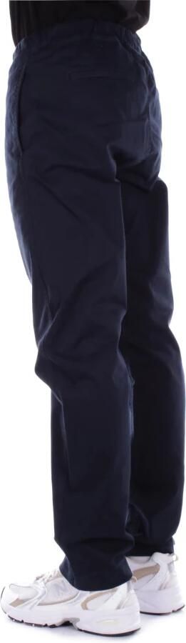 Woolrich Blauwe Broek Logo Zijzakken Blue Heren - Foto 10