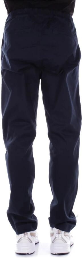 Woolrich Blauwe Broek Logo Zijzakken Blue Heren - Foto 5