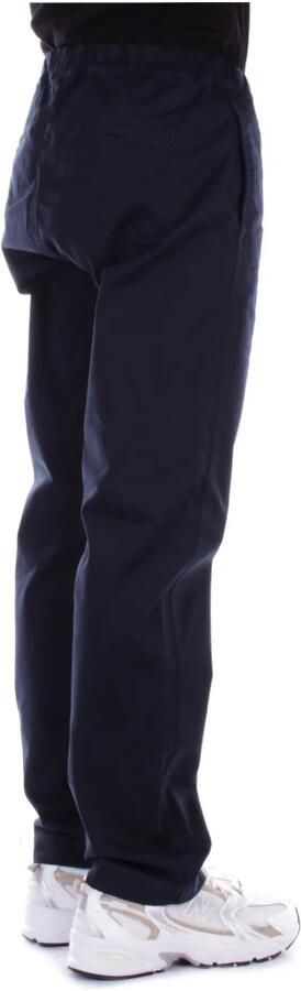 Woolrich Blauwe Broek Logo Zijzakken Blue Heren - Foto 9