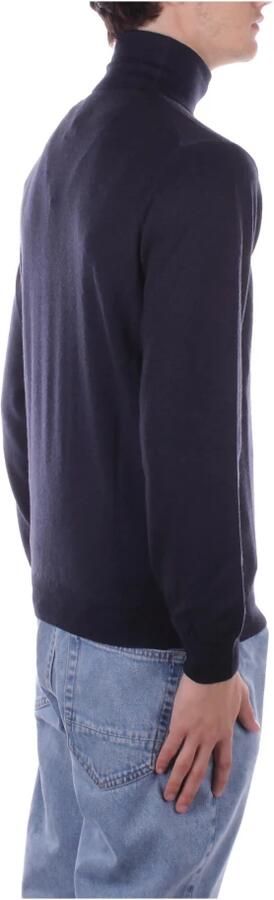 Woolrich Blauwe Coltrui Logo Zijkant Blue Heren - Foto 4