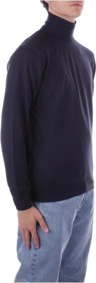 Woolrich Blauwe Coltrui Logo Zijkant Blue Heren - Foto 2