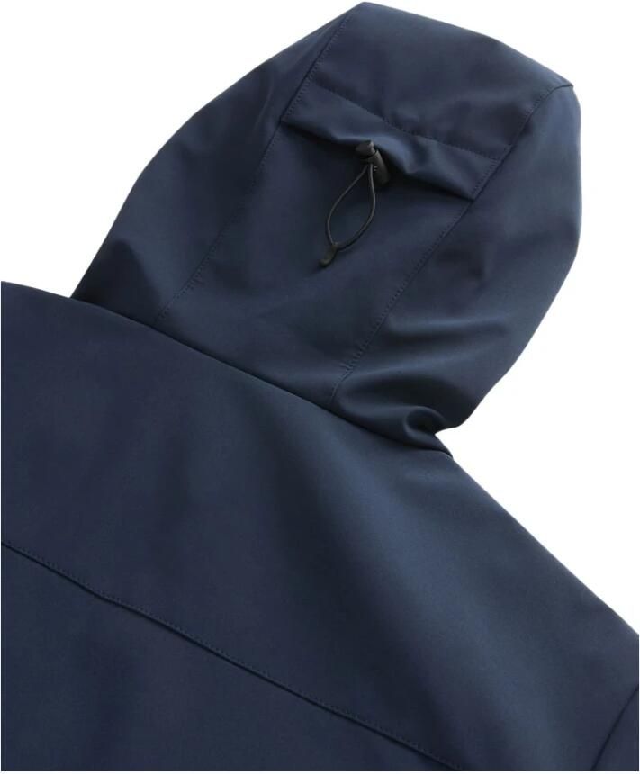 Woolrich Blauwe Pacific Softshell Jas Blue Heren