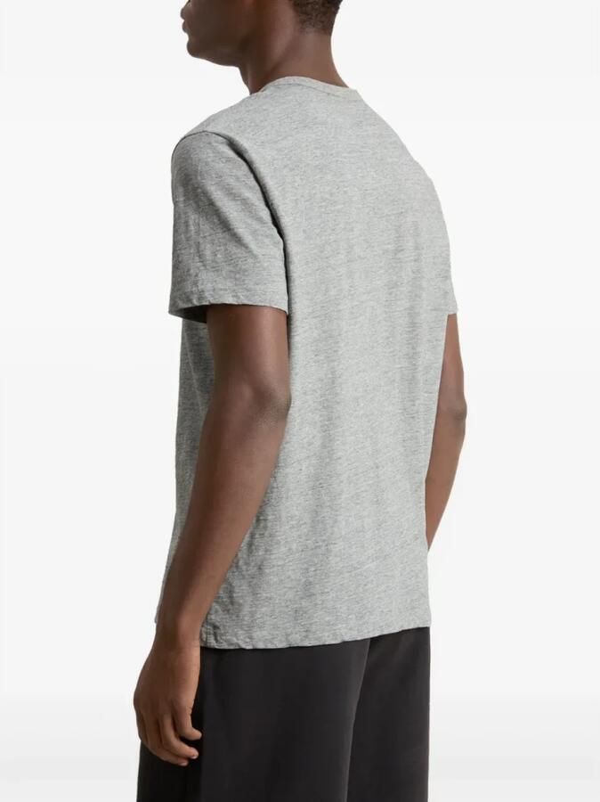 Woolrich Gedrukt Logo Crew Neck T-shirts en Polos Gray Heren - Foto 5