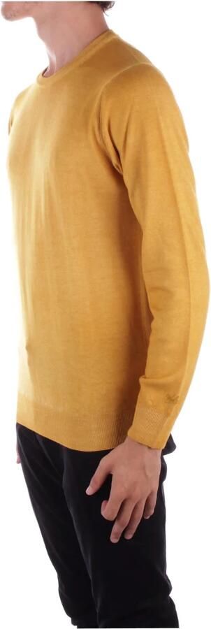 Woolrich Gele Logo Trui Yellow Heren - Foto 4