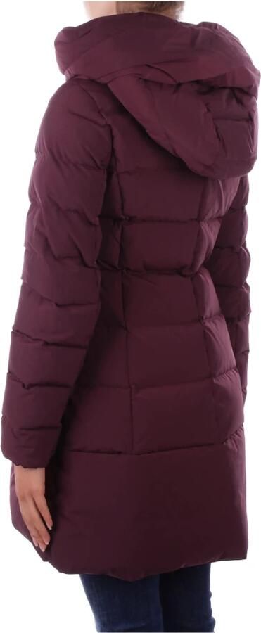 Woolrich Gewatteerde jas met capuchon en ritssluiting Purple Dames - Foto 4