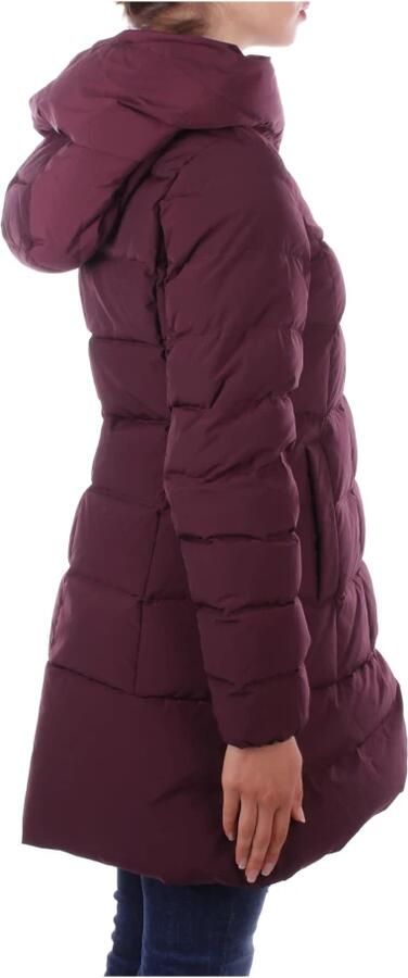 Woolrich Gewatteerde jas met capuchon en ritssluiting Purple Dames - Foto 3