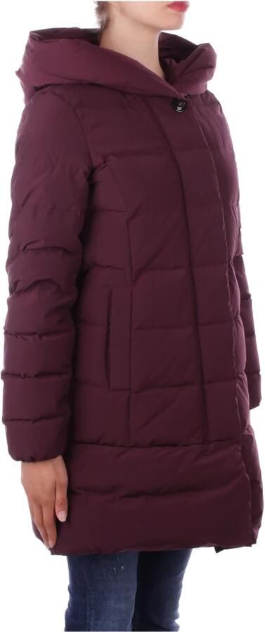Woolrich Gewatteerde jas met capuchon en ritssluiting Purple Dames - Foto 2