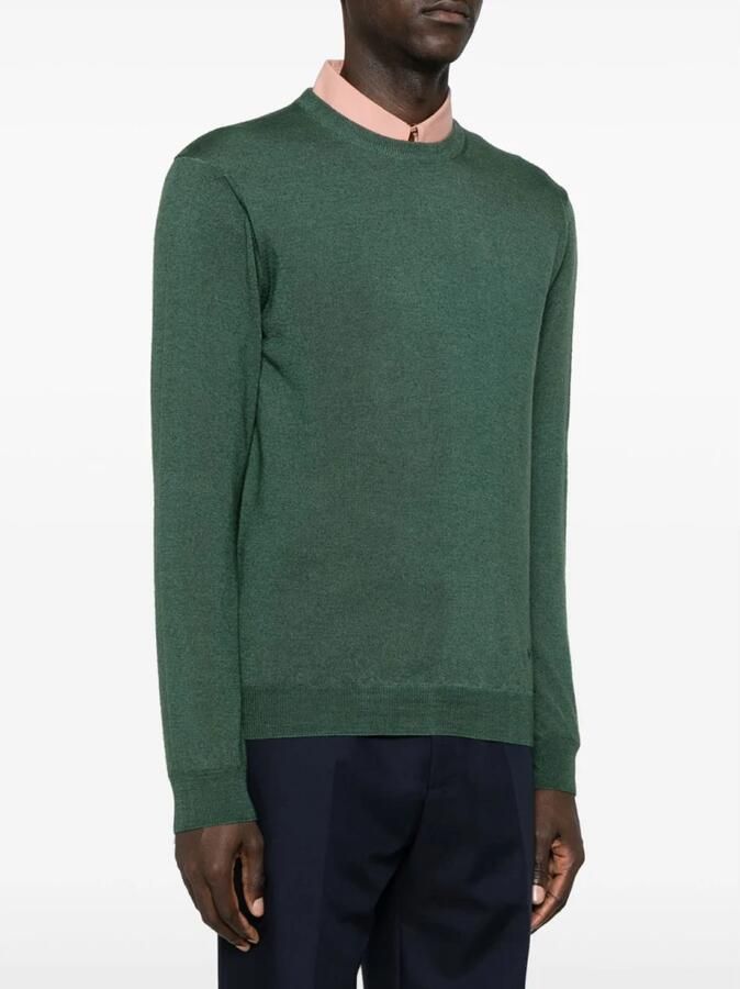 Woolrich Groene Gebreide Trui voor Mannen Green Heren - Foto 2