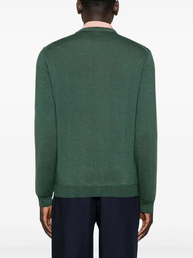 Woolrich Groene Gebreide Trui voor Mannen Green Heren - Foto 3