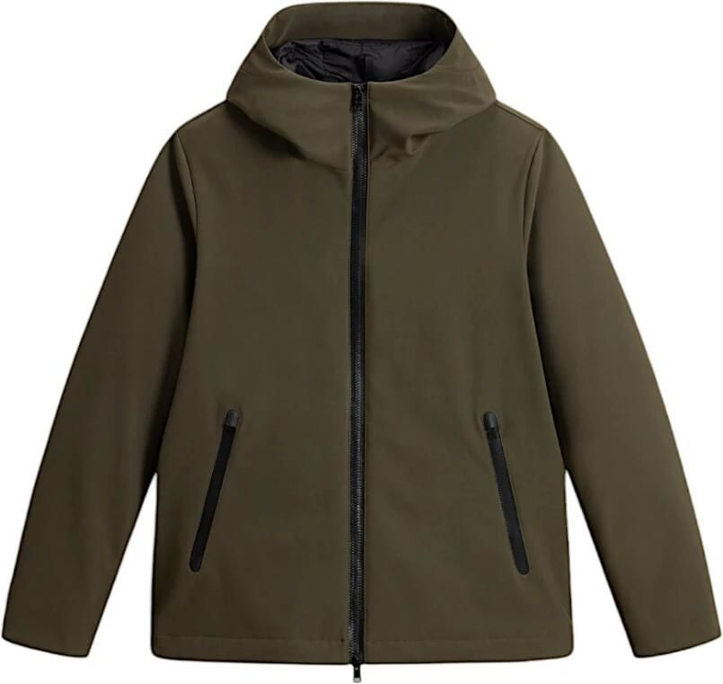 Woolrich Groene Pacific Soft Shell Jas Green Heren