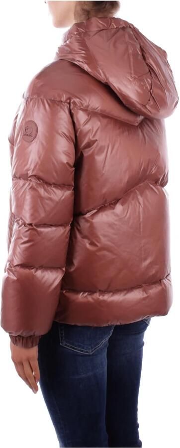 Woolrich Jas met capuchon en zijzakken Brown Dames - Foto 2