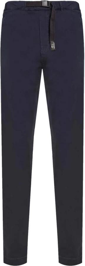 Woolrich Blauwe Broek Logo Zijzakken Blue Heren - Foto 7