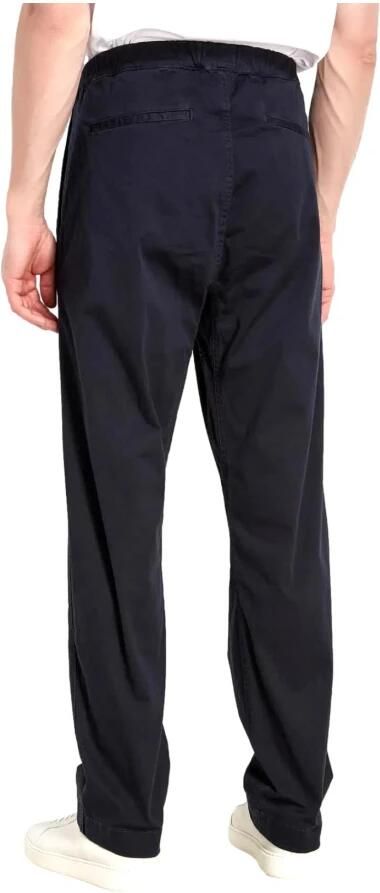 Woolrich Blauwe Broek Logo Zijzakken Blue Heren - Foto 3