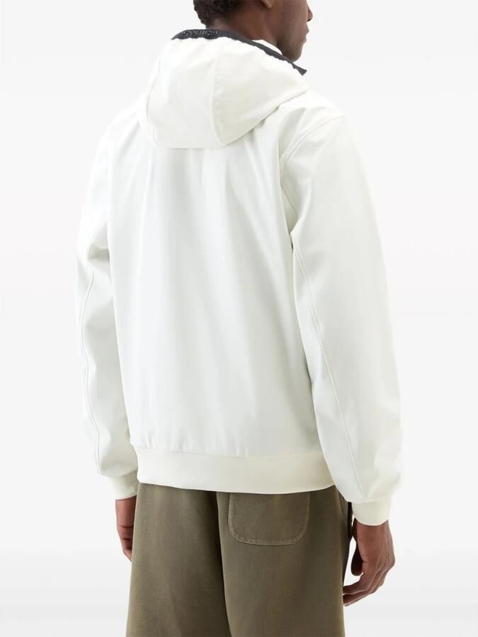Woolrich Softshell Hoodie voor buitenactiviteiten White Heren - Foto 4