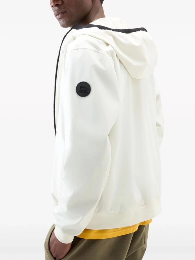Woolrich Softshell Hoodie voor buitenactiviteiten White Heren - Foto 5
