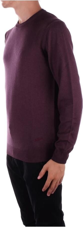 Woolrich Logo Front Sweaters Purple Heren - Foto 5