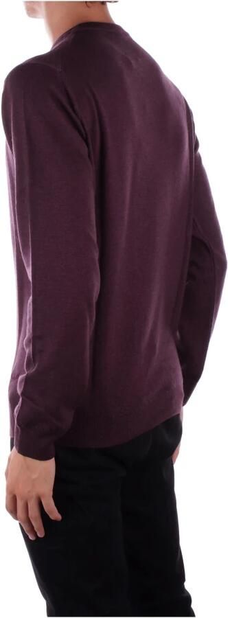 Woolrich Logo Front Sweaters Purple Heren - Foto 3