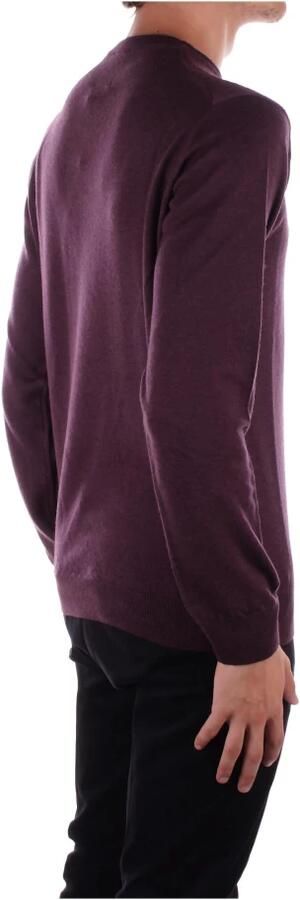 Woolrich Logo Front Sweaters Purple Heren - Foto 4