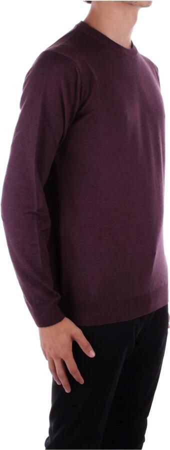 Woolrich Logo Front Sweaters Purple Heren - Foto 2