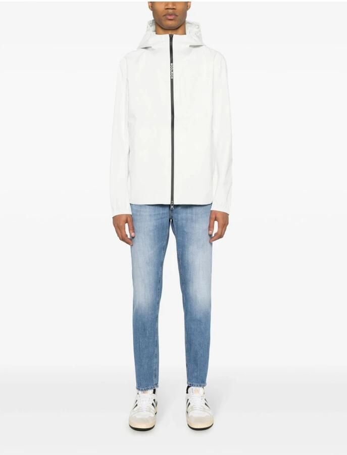 Woolrich Waterdichte Pacific Jas met Capuchon White Heren - Foto 2