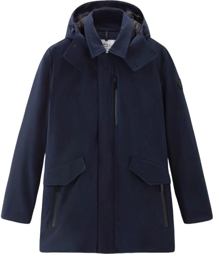 Woolrich Polyester Jassen en Parka's Blue Heren - Foto 7