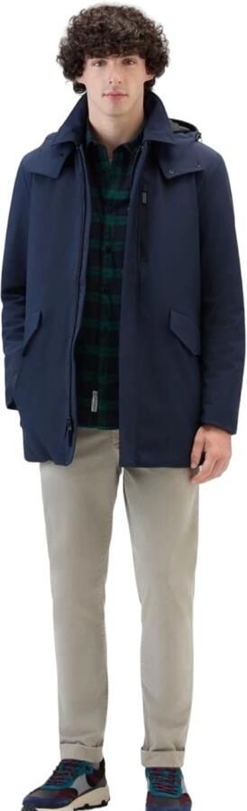 Woolrich Polyester Jassen en Parka's Blue Heren - Foto 6