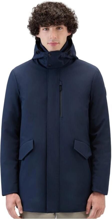 Woolrich Polyester Jassen en Parka's Blue Heren - Foto 3