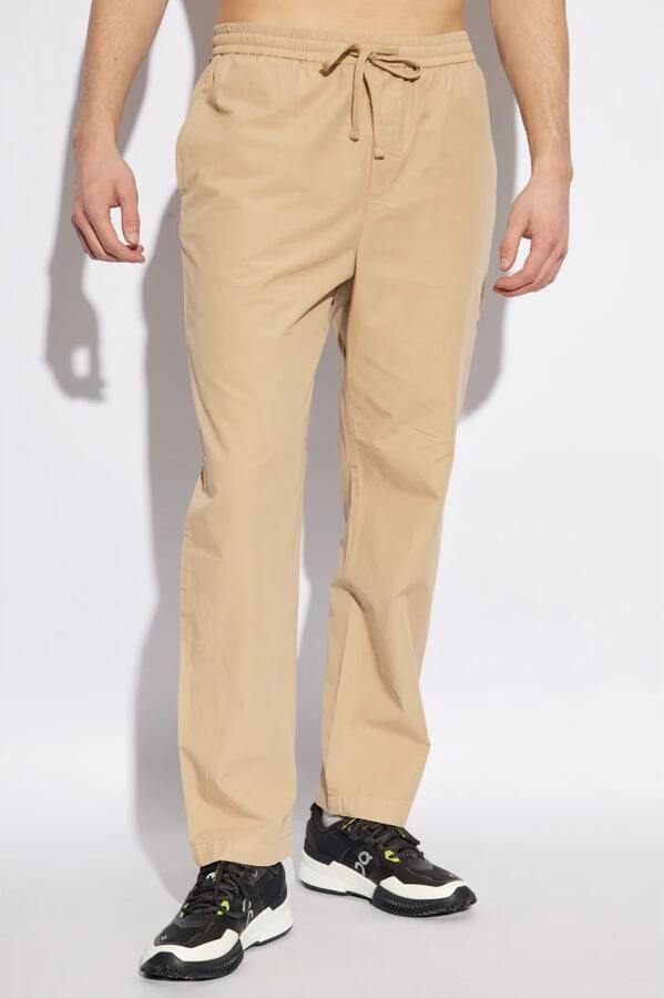 Woolrich Wijde katoenen broek Beige Heren - Foto 3