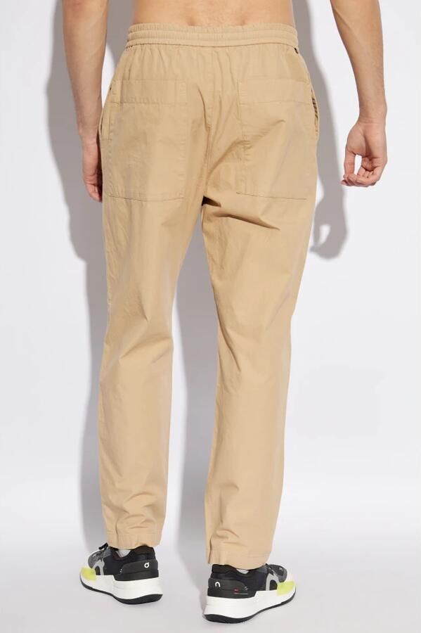 Woolrich Wijde katoenen broek Beige Heren - Foto 4