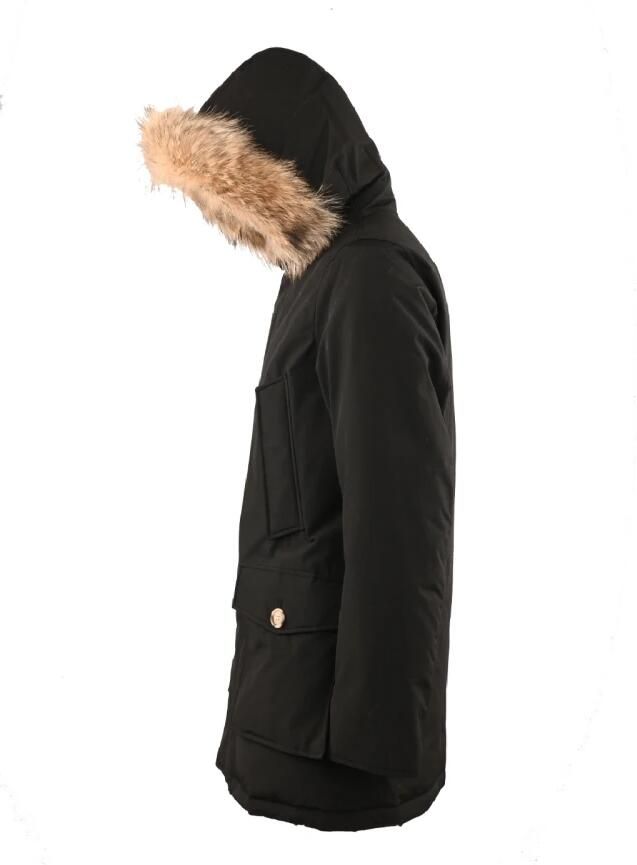 Save The Duck Gewatteerde Korte Juncus Jas met Capuchon Blue Heren - Foto 3