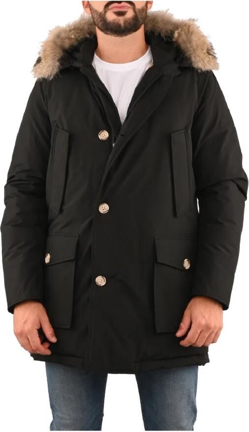 Save The Duck Gewatteerde Korte Juncus Jas met Capuchon Blue Heren - Foto 4