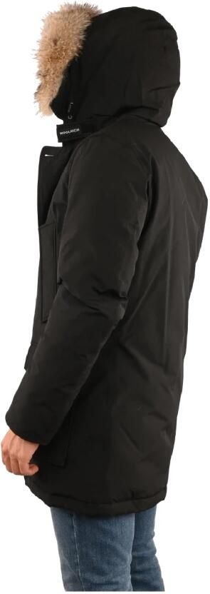 Save The Duck Gewatteerde Korte Juncus Jas met Capuchon Blue Heren - Foto 10