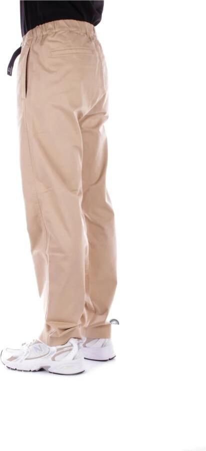 Woolrich Zand Broek Logo Zijzakken Beige Heren - Foto 2