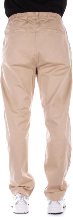 Woolrich Zand Broek Logo Zijzakken Beige Heren - Foto 4