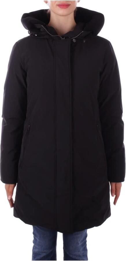 Woolrich Zwarte Gewatteerde Eendendons Jas Black Dames - Foto 5
