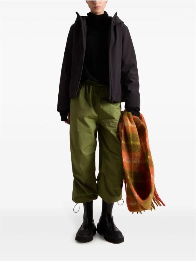 Woolrich Zwarte Softshell Hooded Winterjas Black Dames - Foto 6