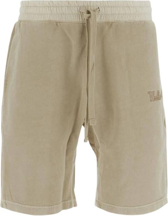 Woolrich Zomerse Shorts Beige Heren
