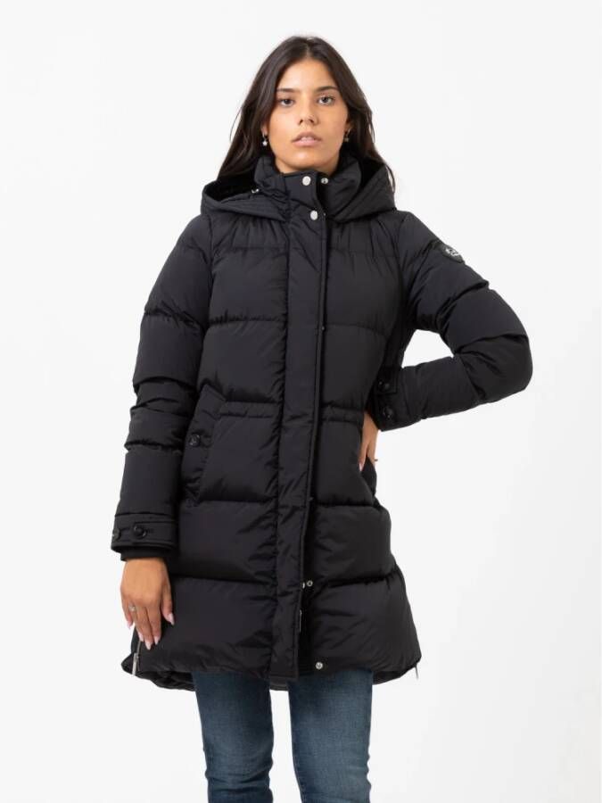 Woolrich Zwart Down Coats Zwart Dames