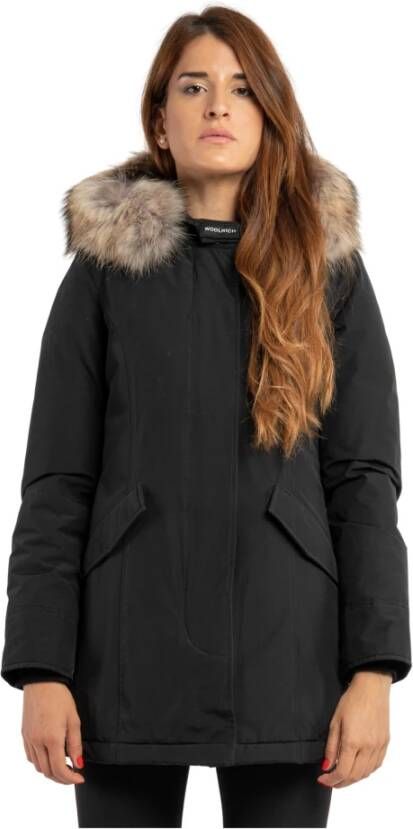 Woolrich Arctic Raccoon Parka Black Dames