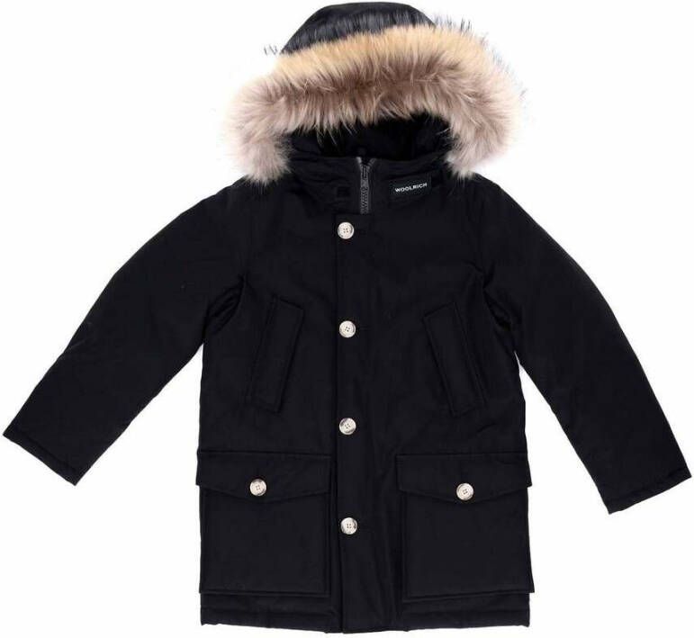 Woolrich Arctic Parka With Detachable Fur Zwart